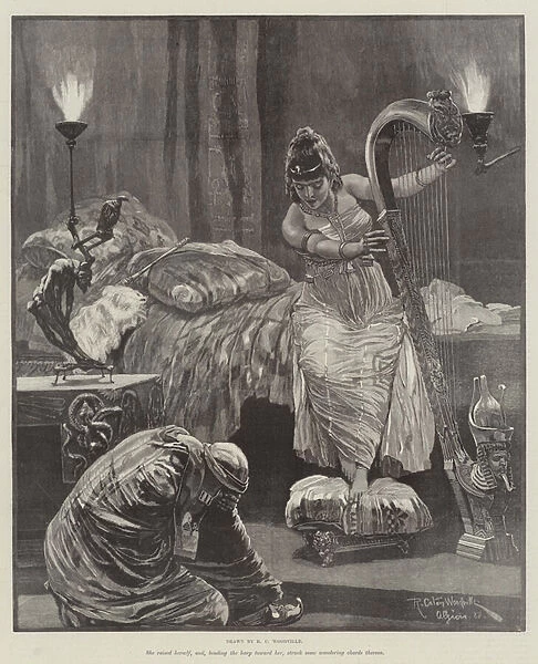 Cleopatra, by H Rider Haggard (engraving)