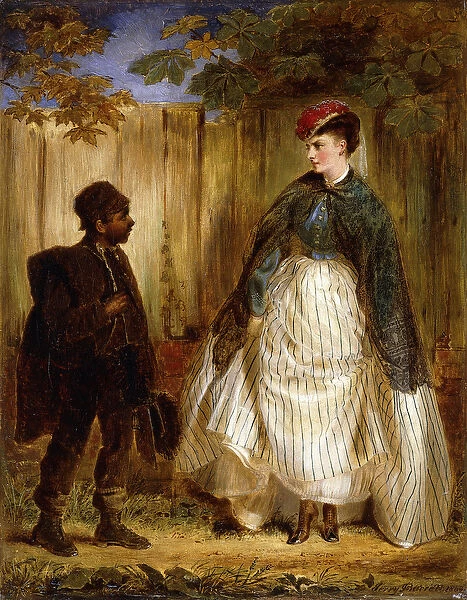 Too Close for Comfort, 1869 (oil on canvas)