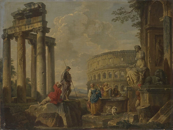 The Coliseum amongst Roman Ruins, c. 1730 (oil on canvas)