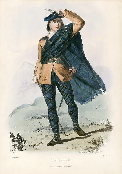 'Colquhon', from The Clans of the Scottish Highlands, pub. 1845 (colour litho)