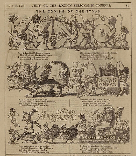 The coming of Christmas (engraving)