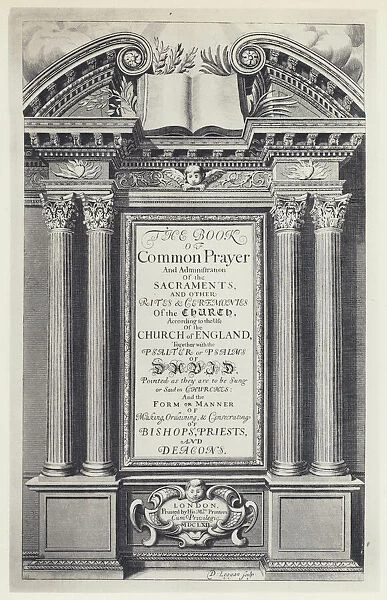 Common Prayer, HMs Printers 1662 (b  /  w photo)