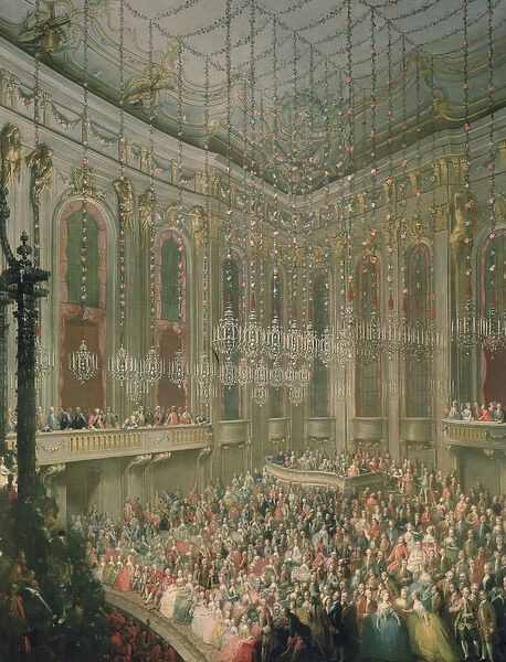Concert in the Redoutensaal on the occasion of the wedding of Joseph II and Isabella of Parma