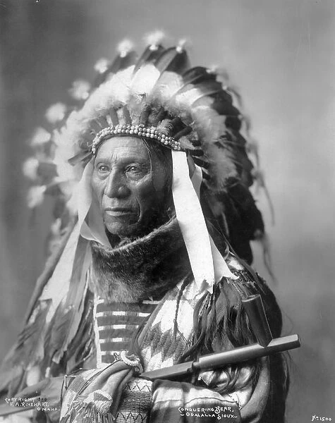 Conquering Bear, Oglala Sioux, 1899 (b  /  w photo)