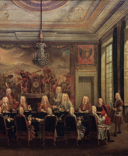 The Council of Regency for the Minority of Louis XV, 16th September 1715