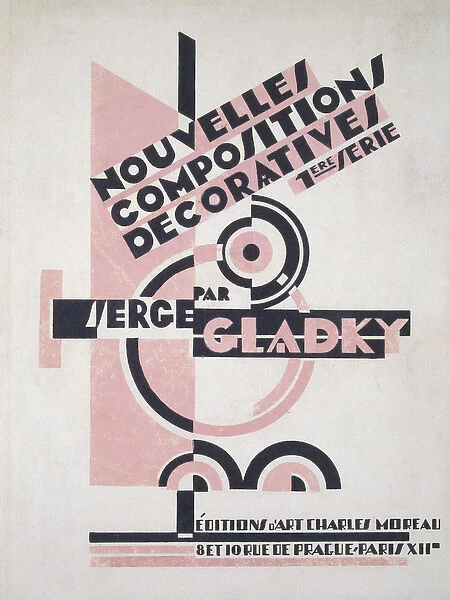 Front cover of Nouvelles Compositions Decoratives, late 1920s (pochoir print)