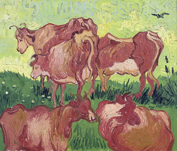 Cows, 1890 (oil on canvas)
