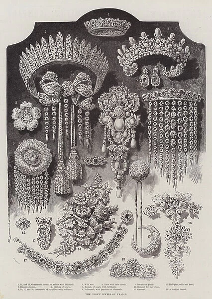 The Crown Jewels of France (engraving)