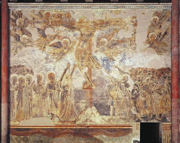 Crucifixion, c. 1270 (fresco)