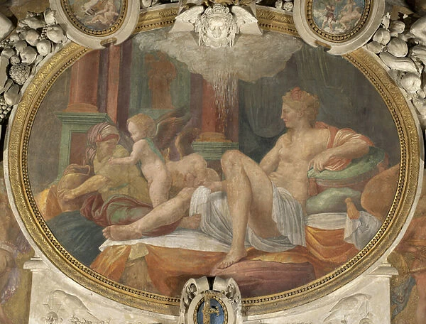 Danae (fresco of the gallery Francois 1er) 16th century