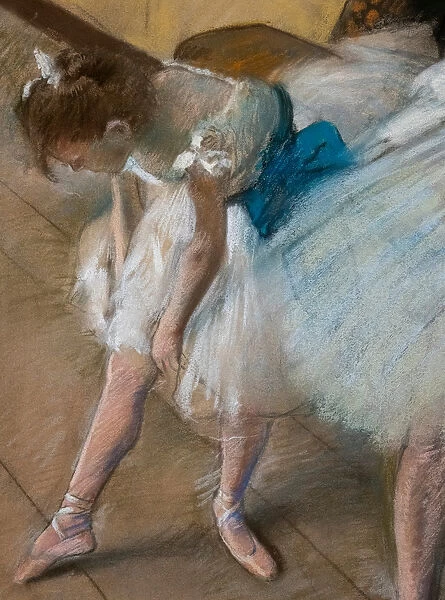 Dance exam (detail). 1880. Pastel on paper