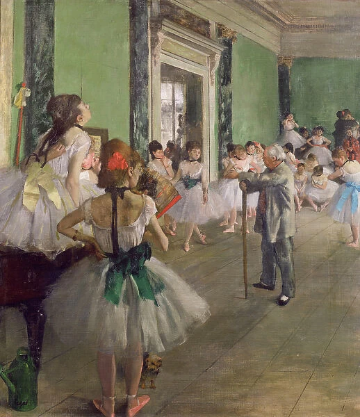 The Dancing Class, c. 1873-76 (oil on canvas)