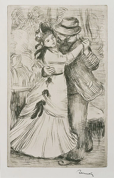 Dancing Couple, c. 1880 (litho)