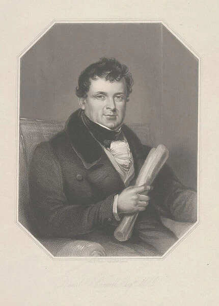 Daniel O Connell, engraved by H. Robinson (engraving)