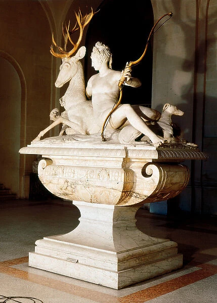 Diana the Goddess of the Hunt, 1550-1554 (marble)