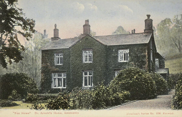 Dr Arnolds Home, Fox House, Ambleside (colour photo)