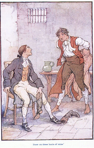 'Draw on those boots of mine'(litho)