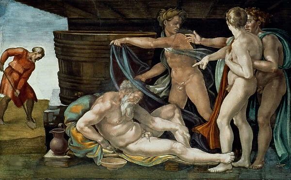 The Drunkenness of Noah, 1509 (fresco)