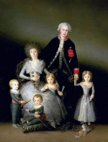 The Duke of Osuna and his Family, 1788 (oil on canvas)