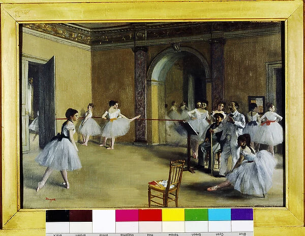 Edgard Degas, Le foyer de danse de l Opera, Musee d Orsay, France, Paris