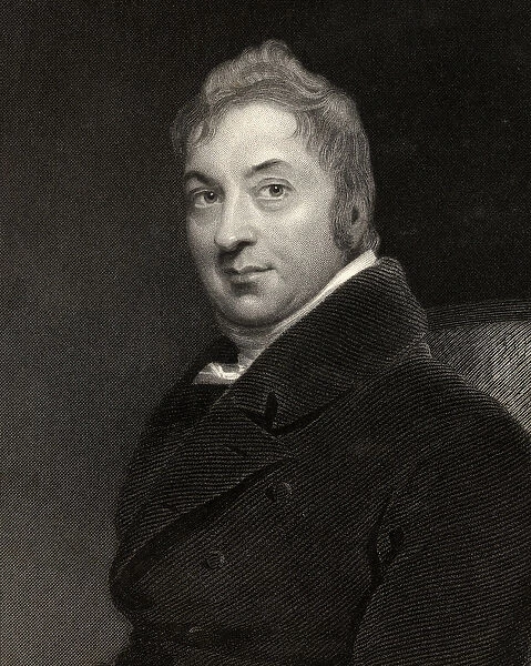 Edward Jenner, engraved by W. H. Mote, from The National Portrait Gallery, Volume III