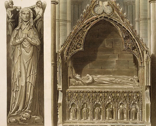 Effigy of Aveline, First Wife of Edmund Crouchback, Earl of Lancaster