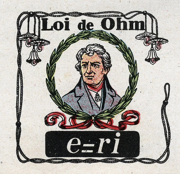 Electrical units: The Law of Ohm by physicist George Simon Ohm (1787-1854)