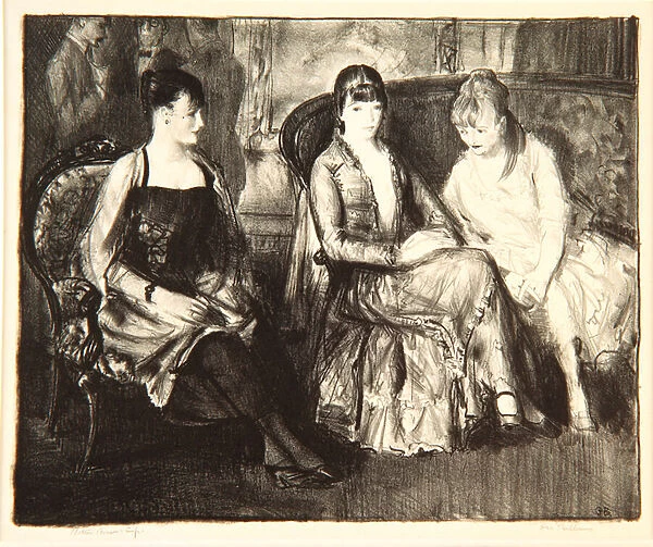 Elsie, Emma and Marjorie, 1921 (litho)