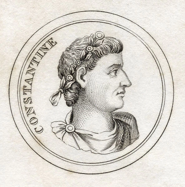 Emperor Constantine, from Crabbs Historical Dictionary, published 1825