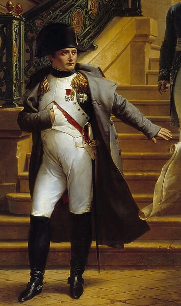 Emperor Napoleon I (1769-1821) visits the Palais-Royal, seat of the Tribunate