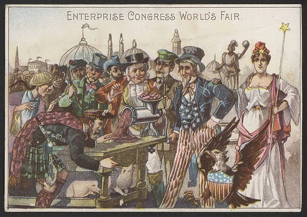 Enterprise Congress Worlds Fair (chromolitho)