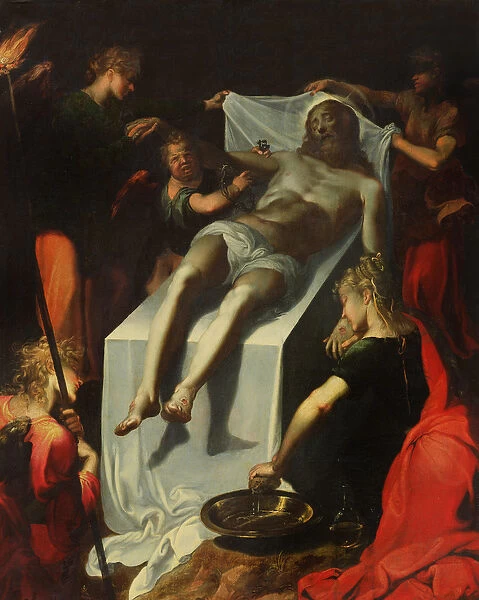 The Entombment of Christ (oil on canvas)