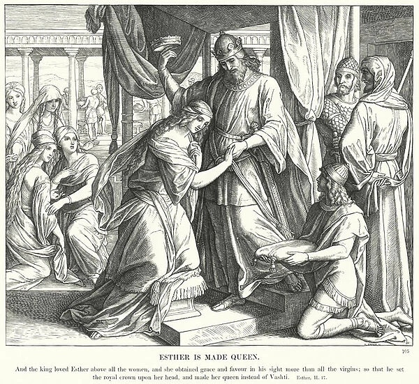 Esther is Made Queen (engraving)