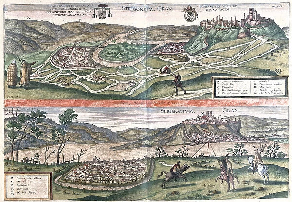 Esztergom, Hungary, 1595 (engraving, 1598)