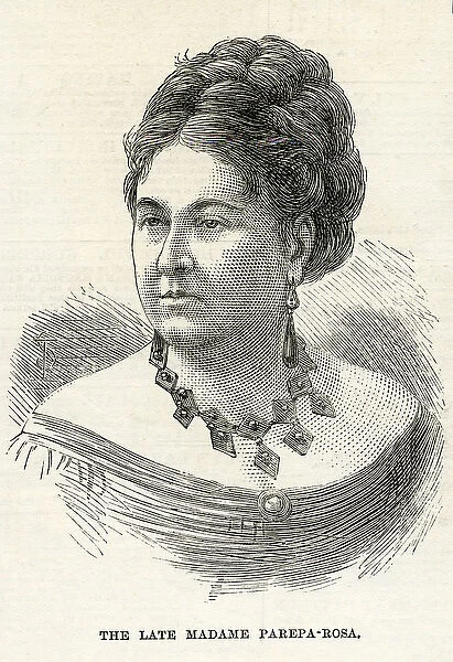 Euphrosyne Parepa-Rosa, Illustration for The Graphic, 7 February 1874 (engraving)