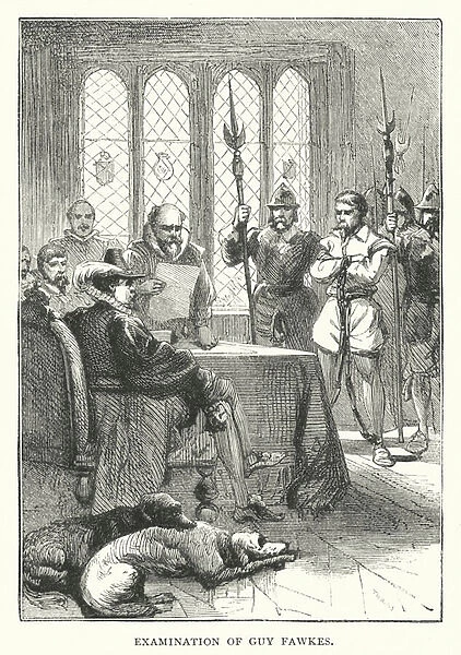 Examination of Guy Fawkes (engraving)