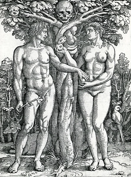 The Fall of Adam and Eve, c. 1525-27 (woodcut)