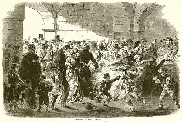 Feeding the Poor at New Orleans (engraving)