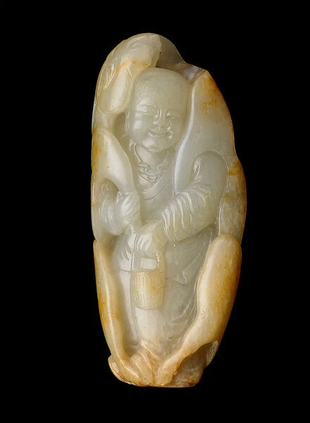 Figure of Tanzi, 14th-17th centuries (jade)