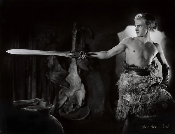 Still from the film Die Nibelungen: Siegfried with Paul Richter, 1924