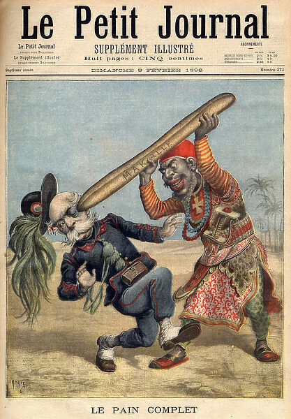 First Italo-Ethiopian War - Caricature of Francesco Crispi (1818-1901