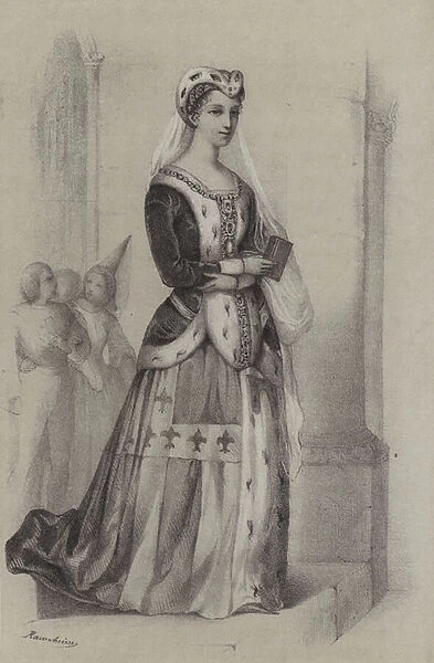 Francoise De Bretagne, Duchesse De Bretagne (engraving)