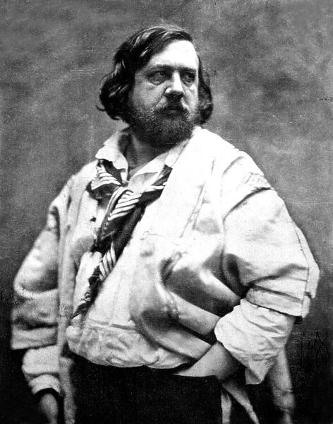 French poet Theophile Gautier, photographed by Nadar, c. 1854-1855