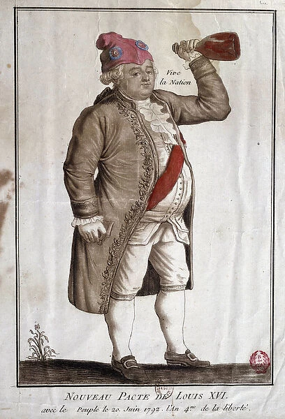 French Revolution: 'New Pact of Louis XVI with the Nation (20  /  06  /  1792)'