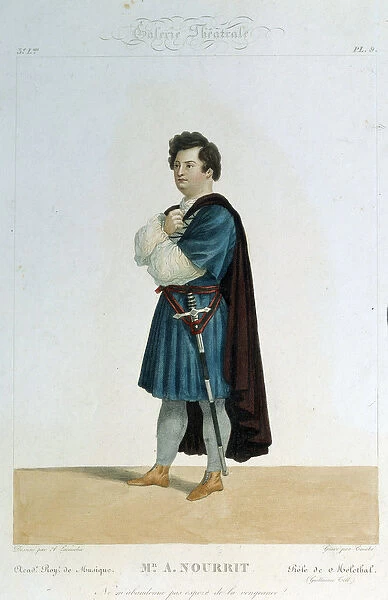 French tenor Adolphe Nourrit (1802-1839) in the role of Melechtal in the opera '