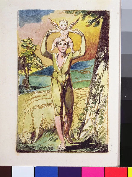 Frontispiece, from Songs of Innocence