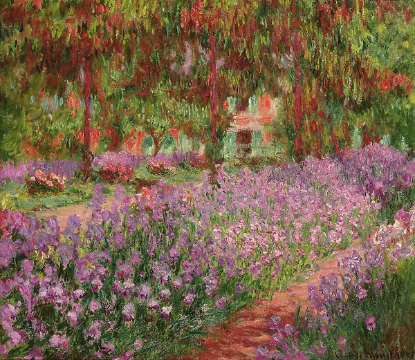 The Garden at Giverny, 1900 (oil on canvas)