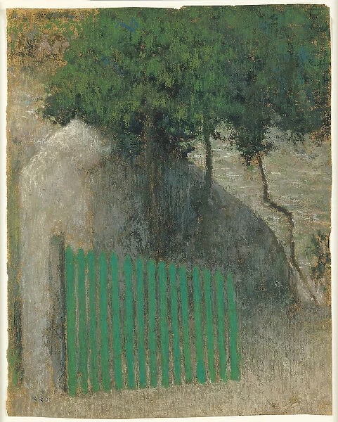 The Gate, c. 1892 (pastel on paper)