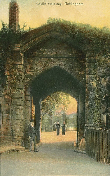 Gateway, Nottingham Castle (colour photo)