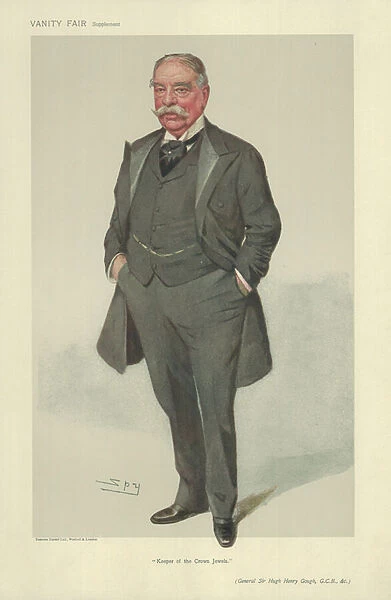 General Sir Hugh Henry Gough (colour litho)